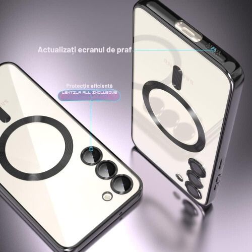 Husa Protectie Electro Mag Compatibila MagSafe pentru Samsung S24 Plus -Negru - 2 | YEO